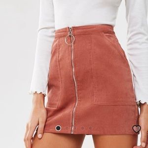 Corduroy skirt